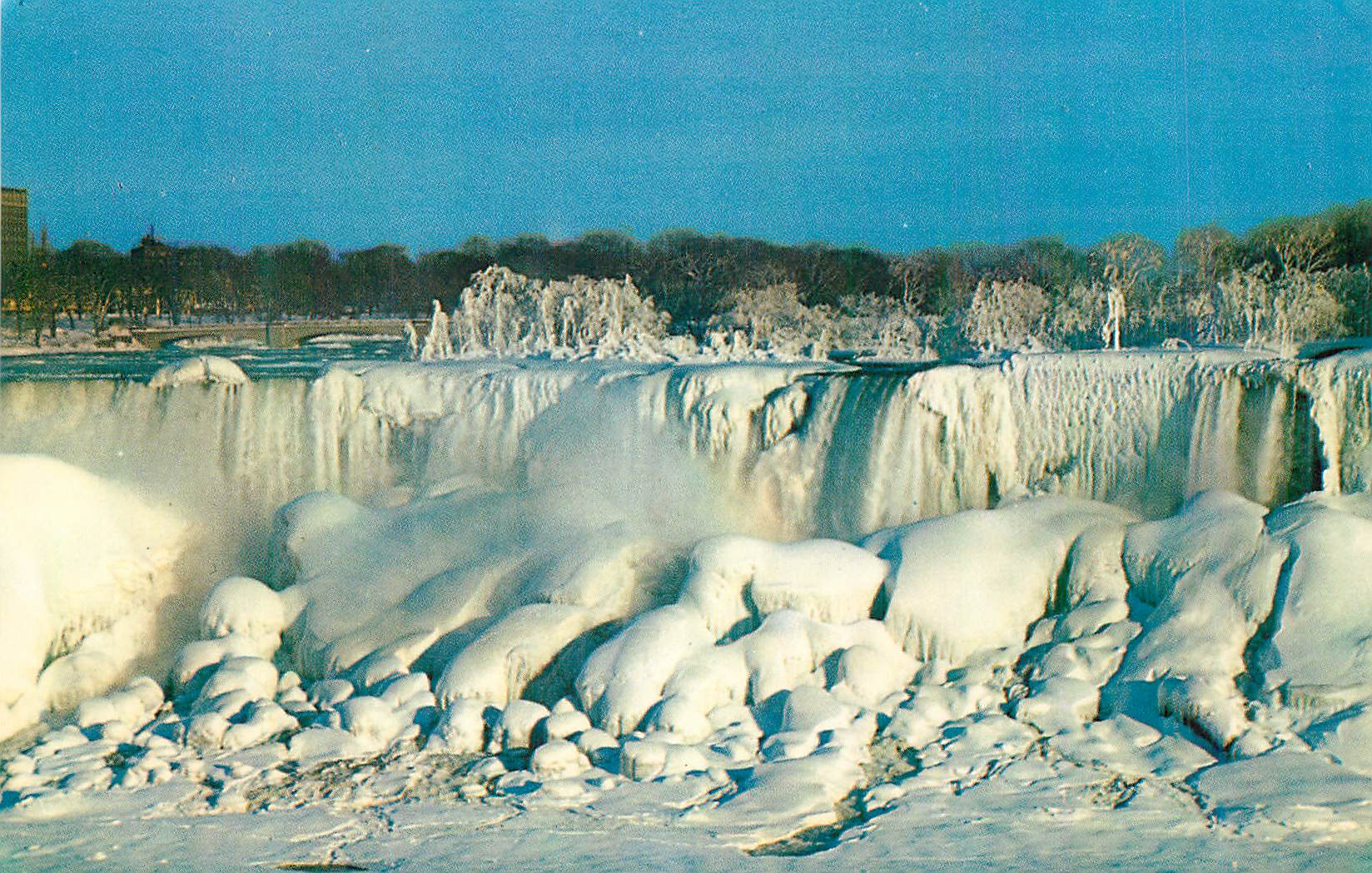 CPM Niagara Falls Canada American Falls in Winter Splendour